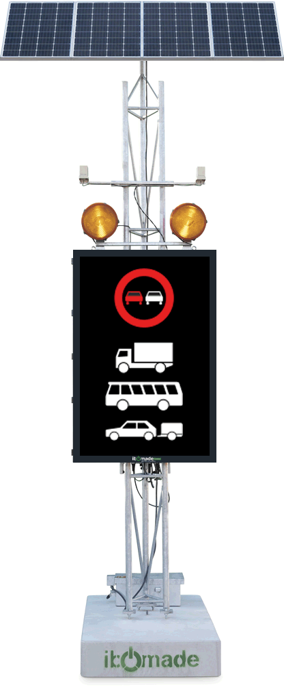 Freely programmable LED-Display 64x96