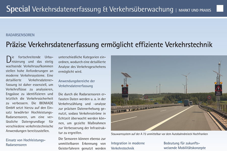 Präzise Verkehrsdatenerfassung