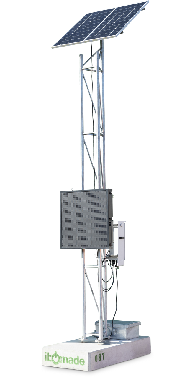 Mobile variable-message sign (VMS) Mobile variable-message sign (VMS)