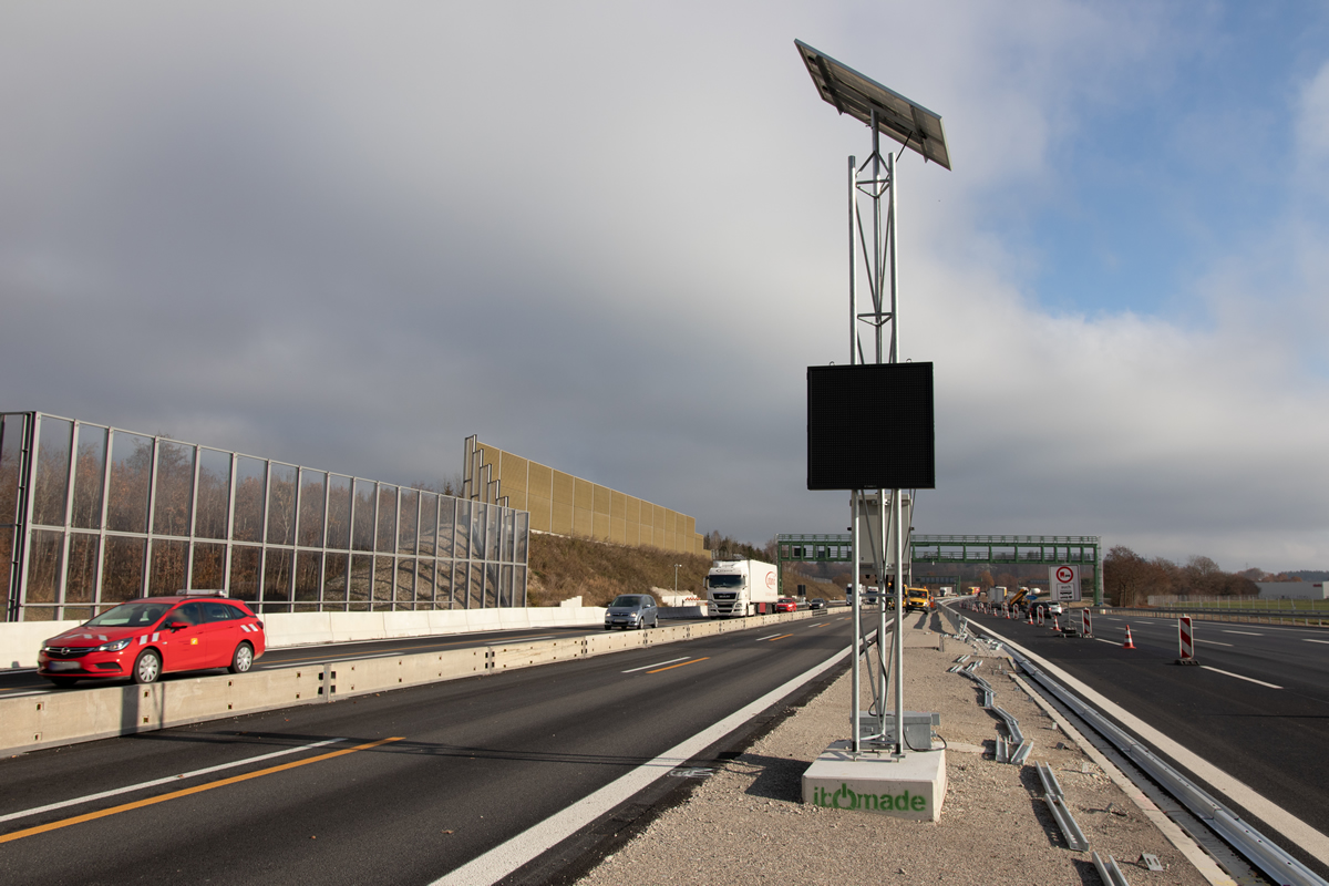 BAB A96 Oberpfaffenhofen Dynamische Umleitungsbeschilderung