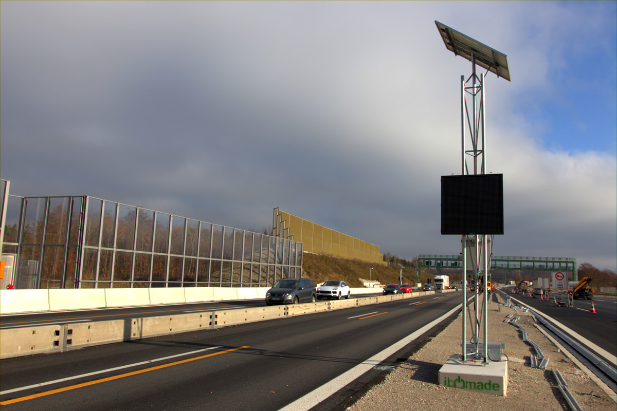 BAB A96 Oberpfaffenhofen Dynamische Umleitungsbeschilderung