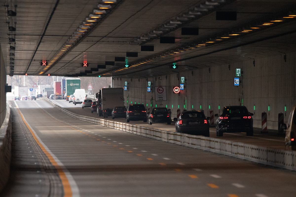 BAB A96 Oberpfaffenhofen Dynamische Umleitungsbeschilderung