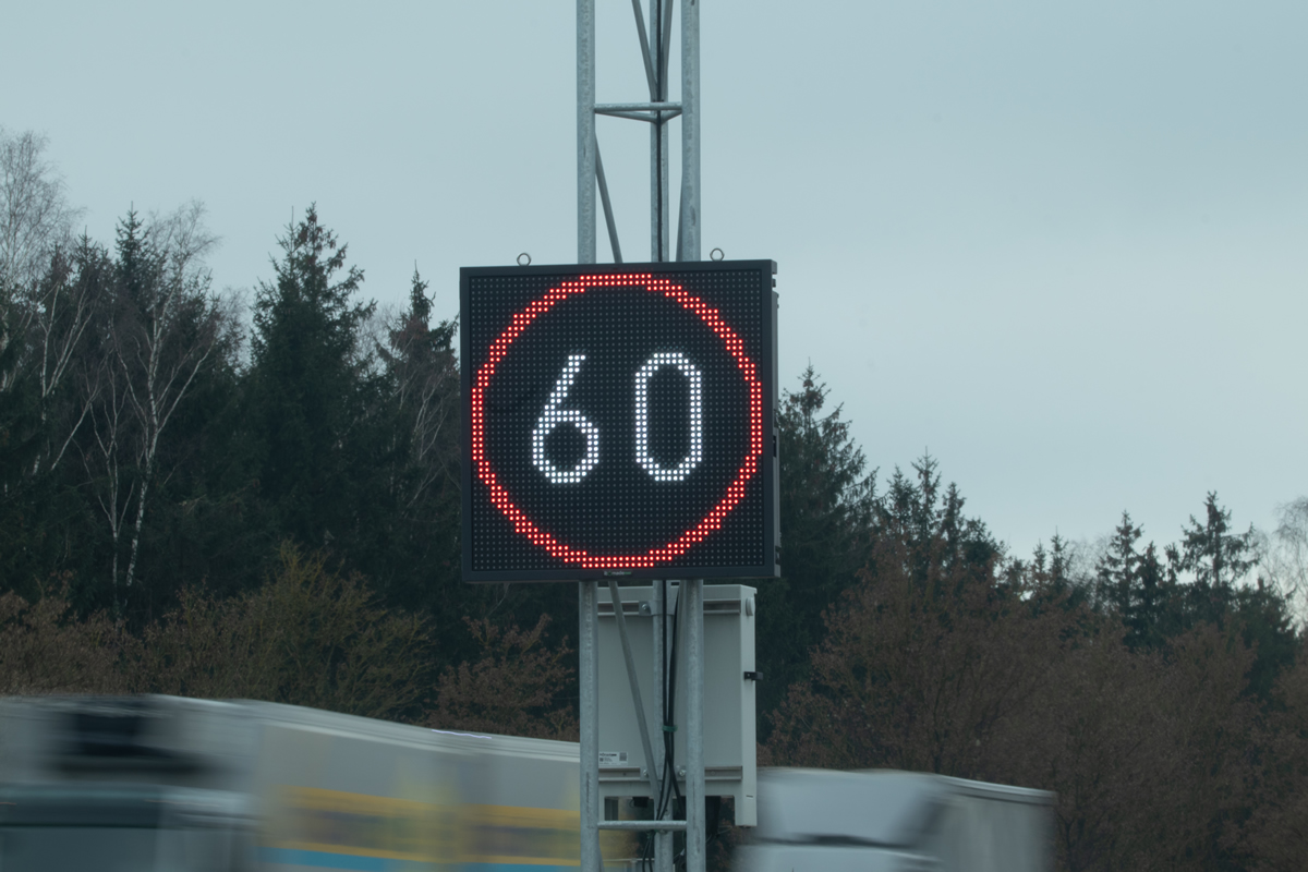 BAB A96 Oberpfaffenhofen Dynamische Umleitungsbeschilderung