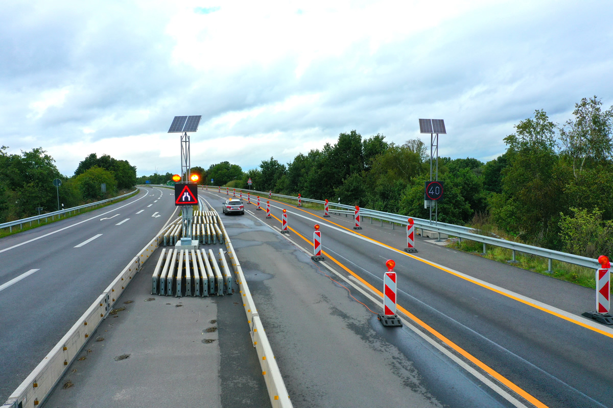 A280 Bunde LED-Wechselverkehrszeichen (WVZ)