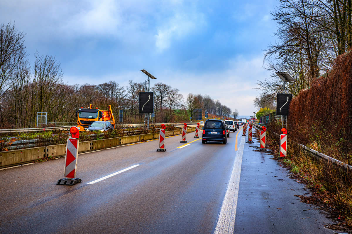 Dynamische LED-Umleitungsbeschilderung