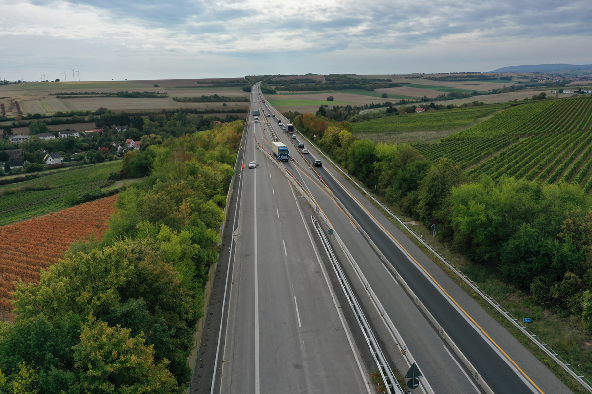 A63 Freimersheim-Alzey LED-Stauwarnanlage