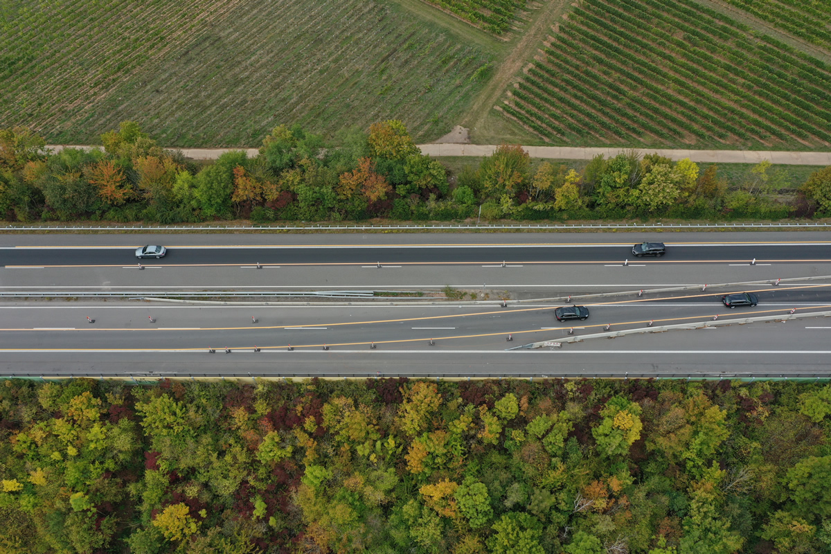 A63 Freimersheim-Alzey LED-Stauwarnanlage