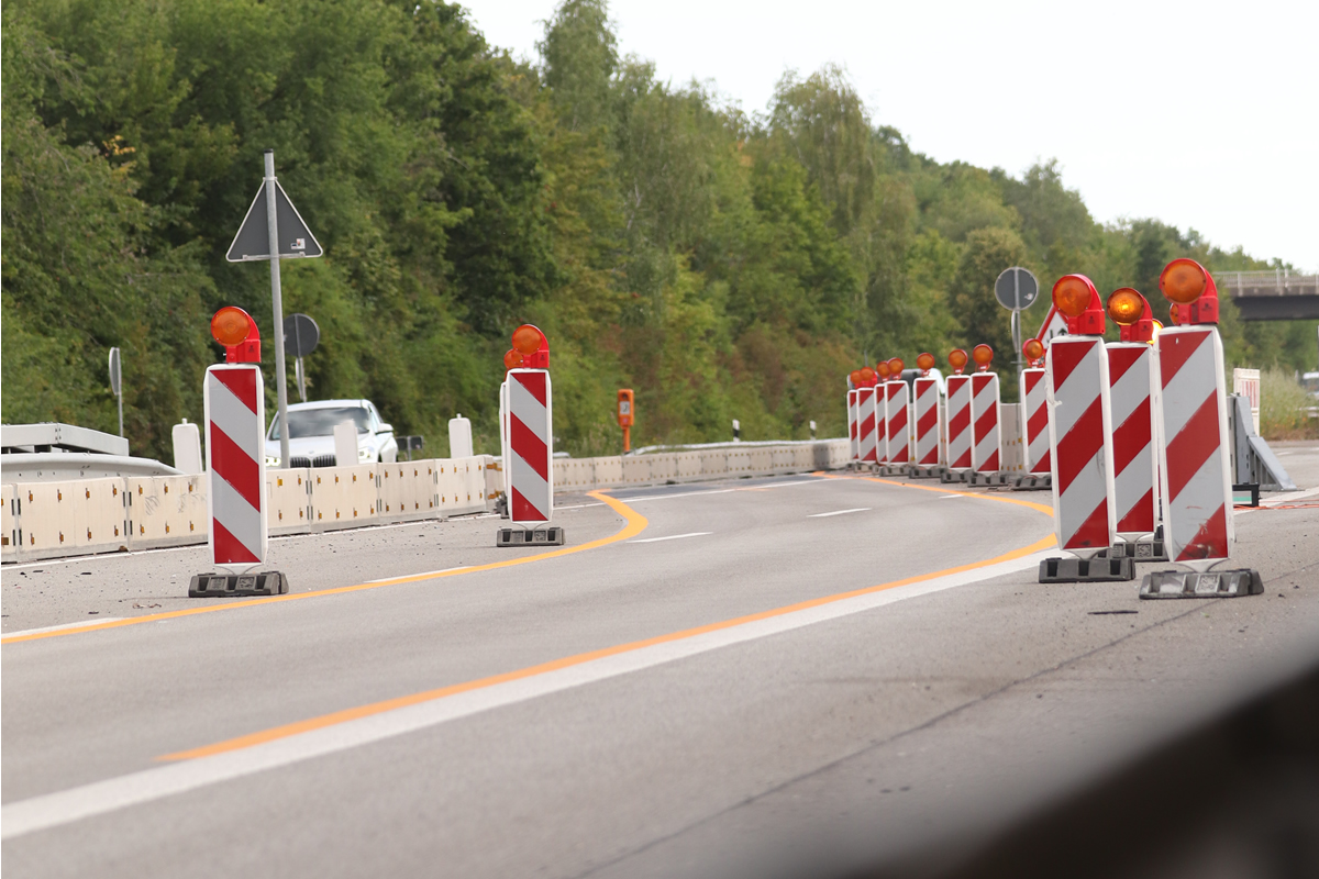 A63 Freimersheim-Alzey LED-Stauwarnanlage
