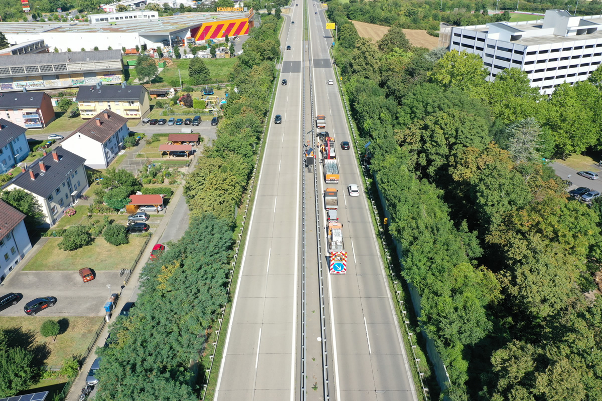 A656 Mannheim-Friedrichsfeld LED-Stauwarnanlage (mSWA)