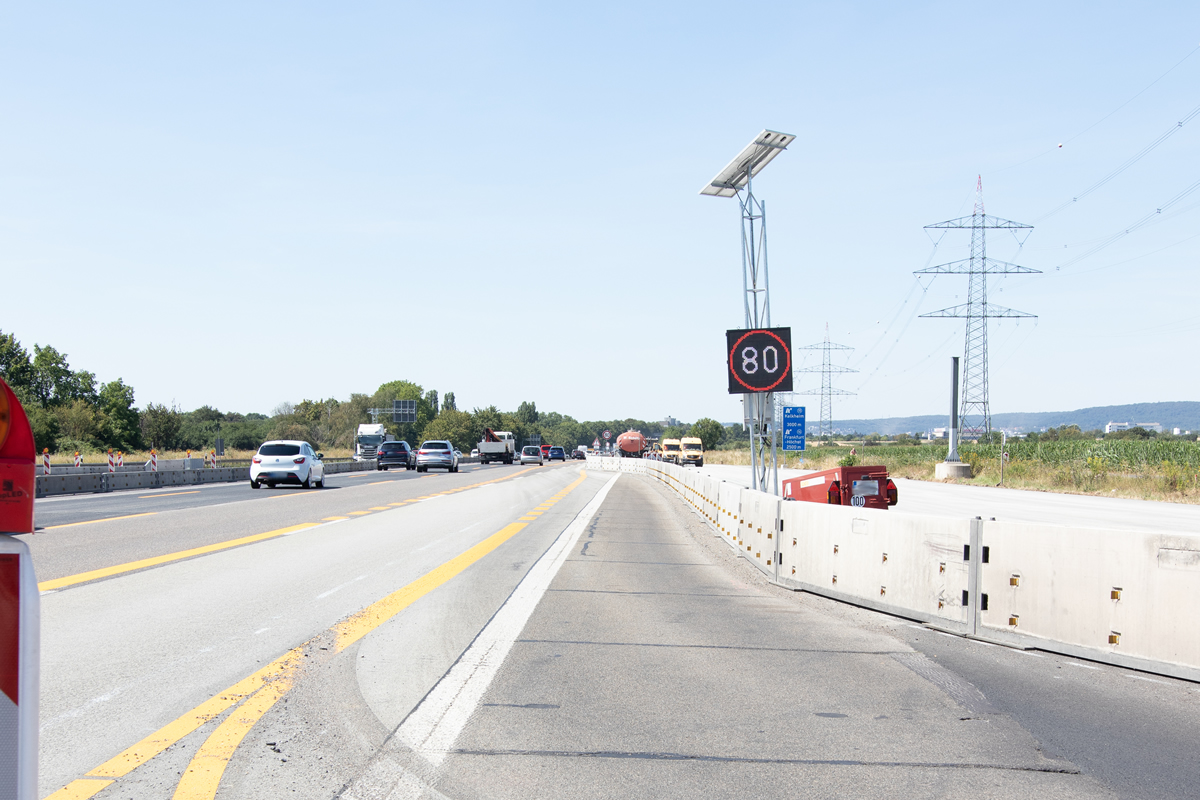 A66 Höchst-Eschborn LED-Wechselverkehrszeichen (WVZ)