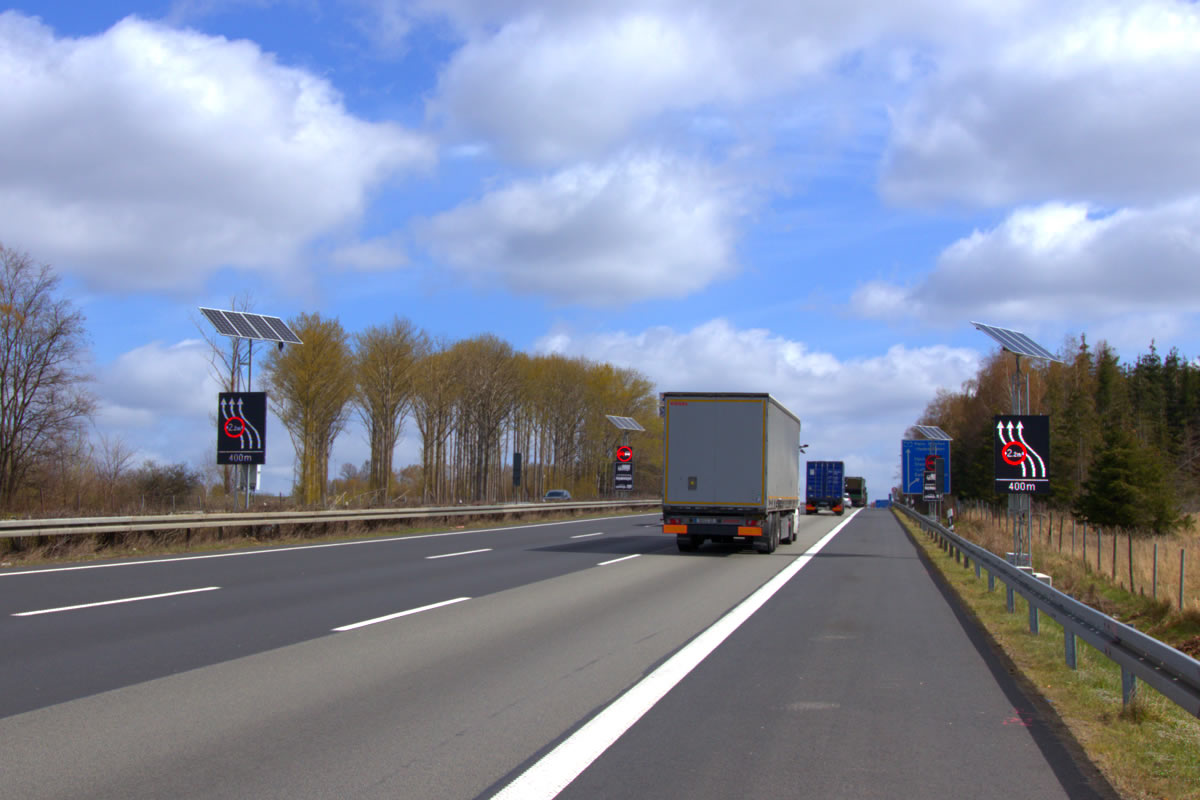 Dynamische Umleitungsbeschilderung
