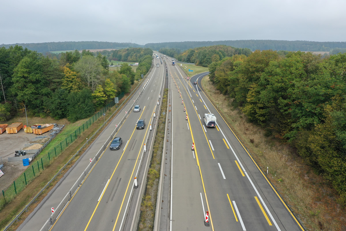 A7 TB-Götzenhof Dynamische LED-Umleitungsbeschilderung