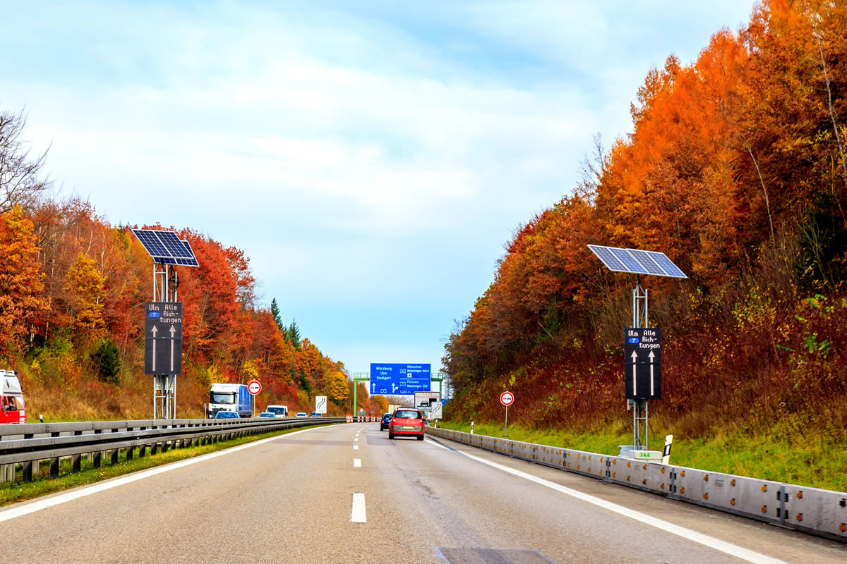 Dynamische LED-Umleitungsbeschilderung